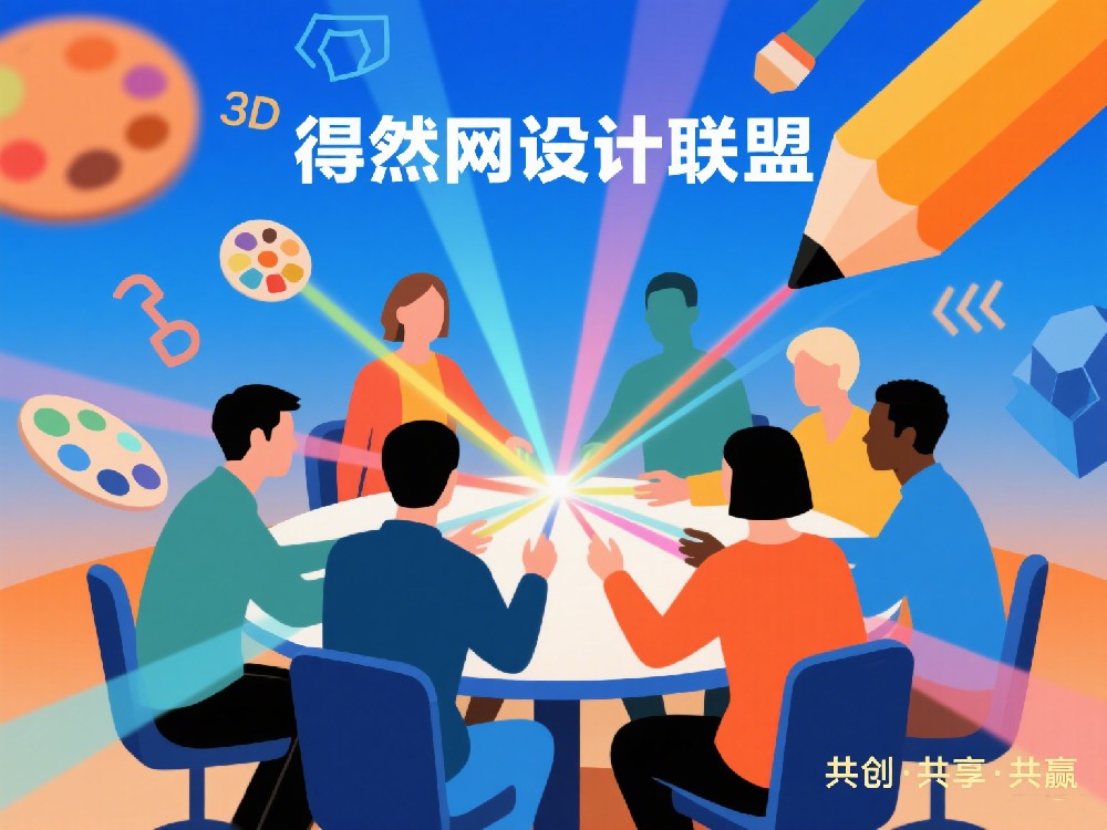 设计创意不再孤军奋战：得然网设计联盟，为设计师打造的梦想栖息地
