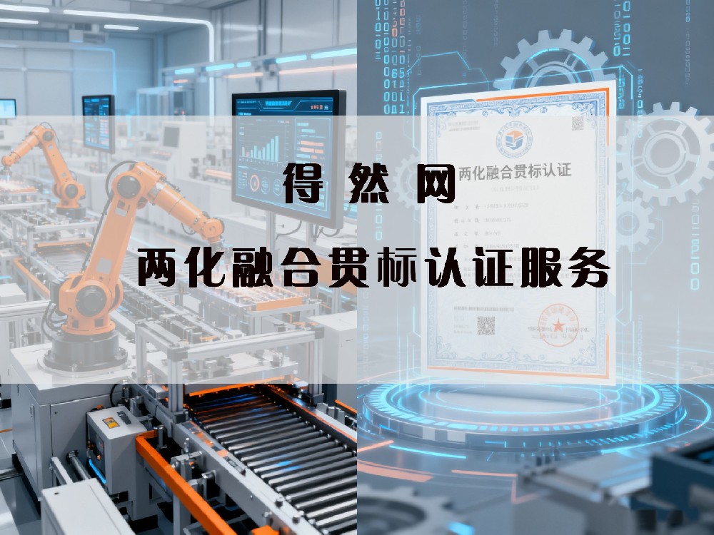 两化融合贯标认证如何落地？得然网助力高效破局