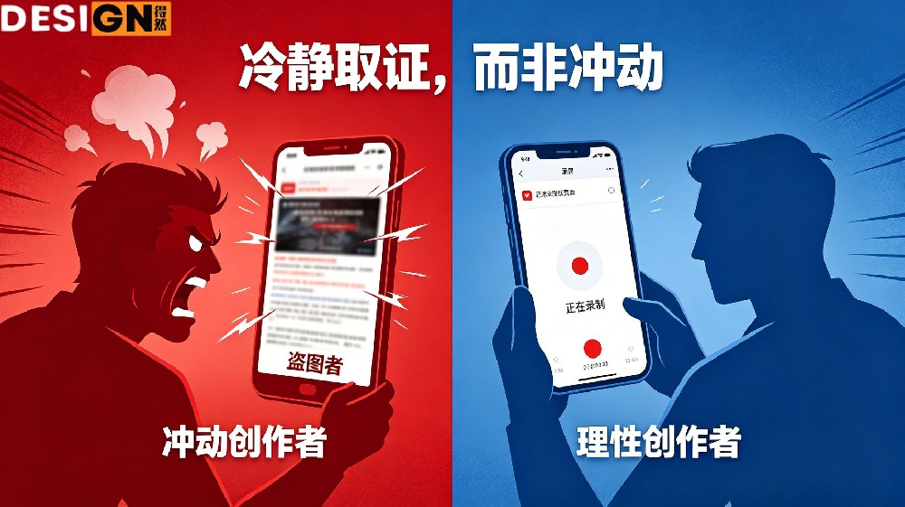发现被盗用别冲动！这几步才是维权正确顺序