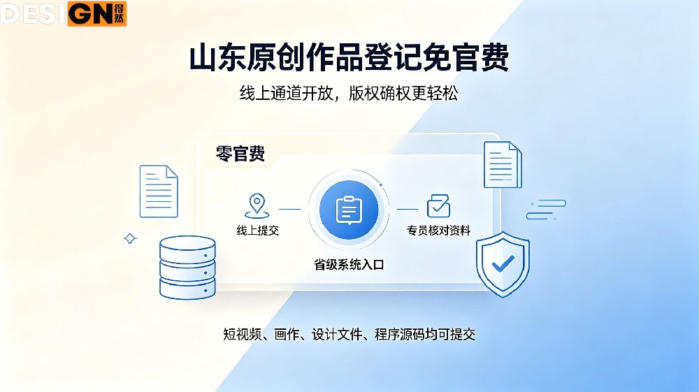 得然网线上一键办版权!足不出户完成原创作品确权
