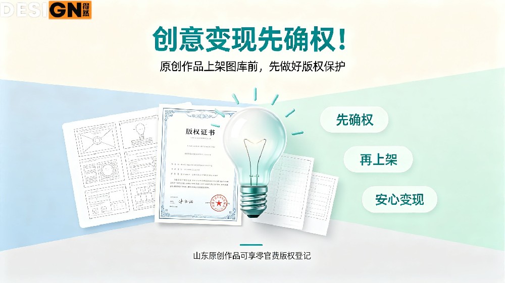 创意变现先确权!原创作品上架图库前,先做好版权保护