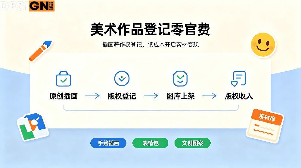 来得然网:确权插画,上架图库赚收益!手绘作品别只发自媒体