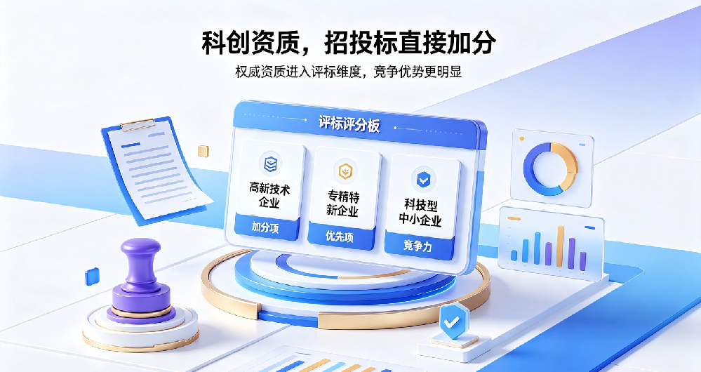 得然网:招投标想加分?科创资质是硬核!