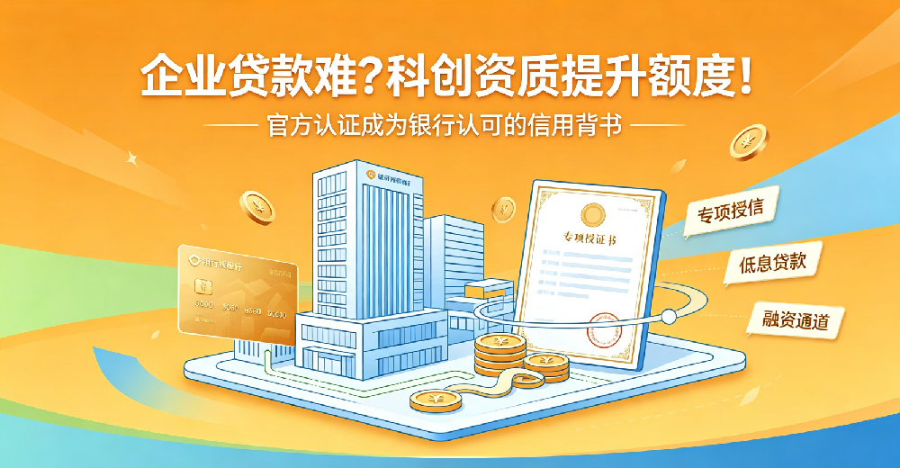 得然网:企业贷款难?科创资质提升额度!